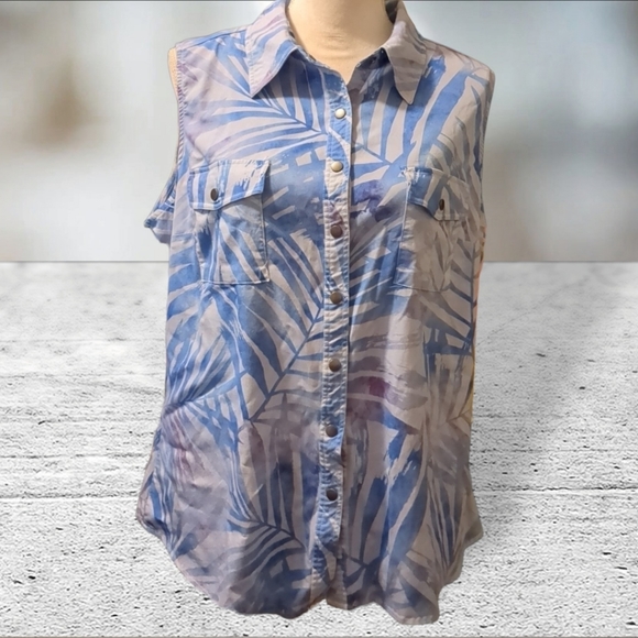 LuLaRoe Roxanne snap tank size XL - Picture 9 of 16